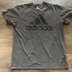 Adidas Men's Gray Short Sleeve T-Shirt XL